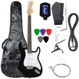 gitara-elektryczna-zestaw-akcesoria-gratisy-kostki-struny-rockowa-gitara
