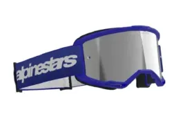 gogle-alpinestars-vision-3-wordmark-niebieskie-z-srebrna-lustrzana-szybka