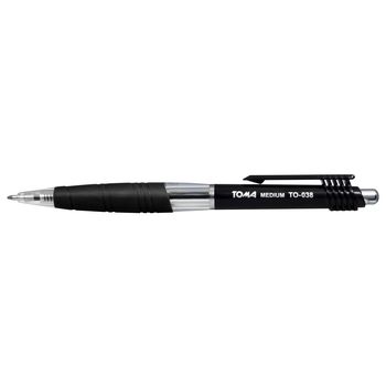 Długopis medium automatyczny czarny TO-038 24 sztuki Toma