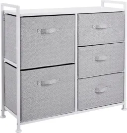organizer-do-szafy-w-sypialni-amazon-basics-z-5-szufladami-na-ubraniabialy