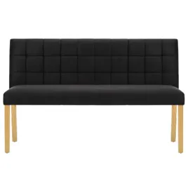 lawka-140-cm-czarna-tapicerowana-aksamitem