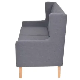 2-osobowa-sofa-tapicerowana-tkanina-szara