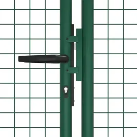brama-ogrodzeniowa-z-siatki-stalowa-390-x-125-cm-zielona