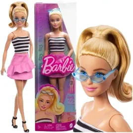 lalka-barbie-fashion-spodniczka-top-w-paski-okulary-dlugie-blond-wlosy-30cm