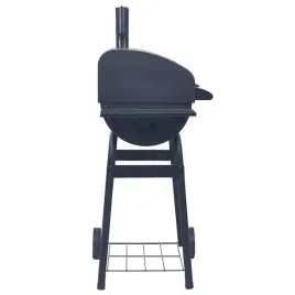 grill-ogrodowy-z-wedzarnia-i-dolna-polka-czarny