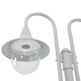 latarnia-ogrodowa-2-punktowa-220-cm-aluminium-e27-biala