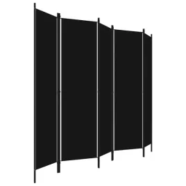 parawan-5-panelowy-czarny-250-x-180-cm