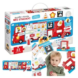 czuczu-puzzle-z-dziurka-woz-strazacki-ukladanka-wymienna-malucha-2