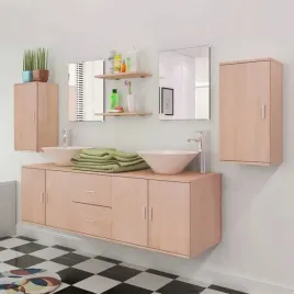11-cz-zestaw-do-lazienki-z-umywalkami-i-kranami-bezowy