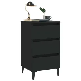 vidaxl-szafka-nocna-z-metalowymi-nozkami-czarna-40x35x69-cm