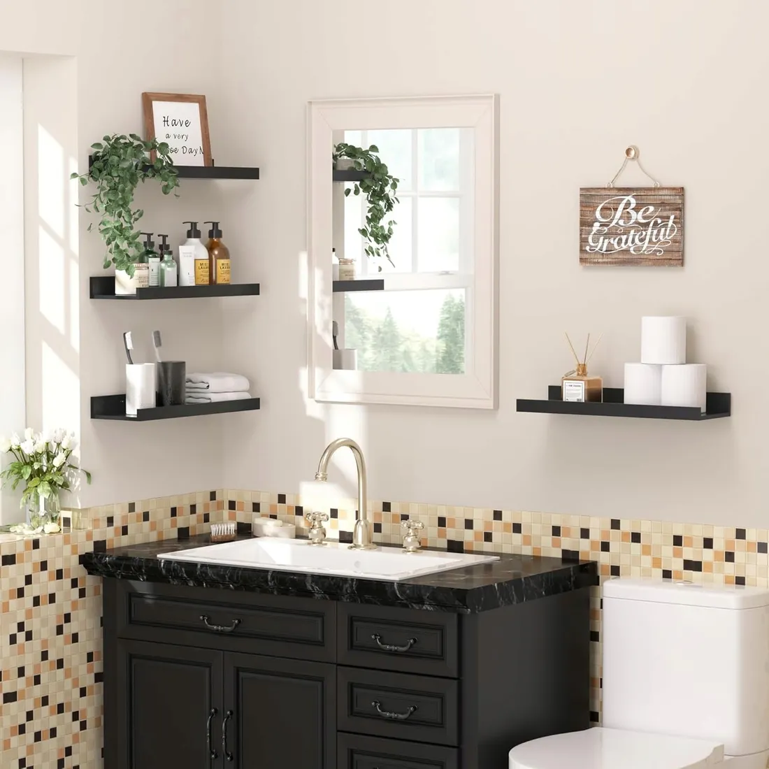 upsimples-3-szt-polki-scienne-mdf-czarne-8-mm
