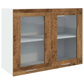 szafka-wiszaca-z-szyba-stare-drewno-80x31x60-cm