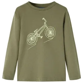 koszulka-dziecieca-z-dlugimi-rekawami-khaki-92