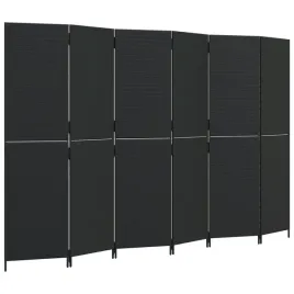 parawan-6-panelowy-czarny-polirattan