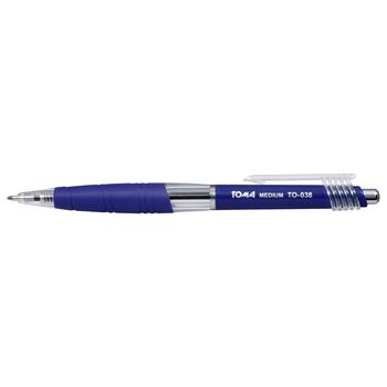 Długopis medium automatyczny niebieski TO-038 24 sztuki Toma