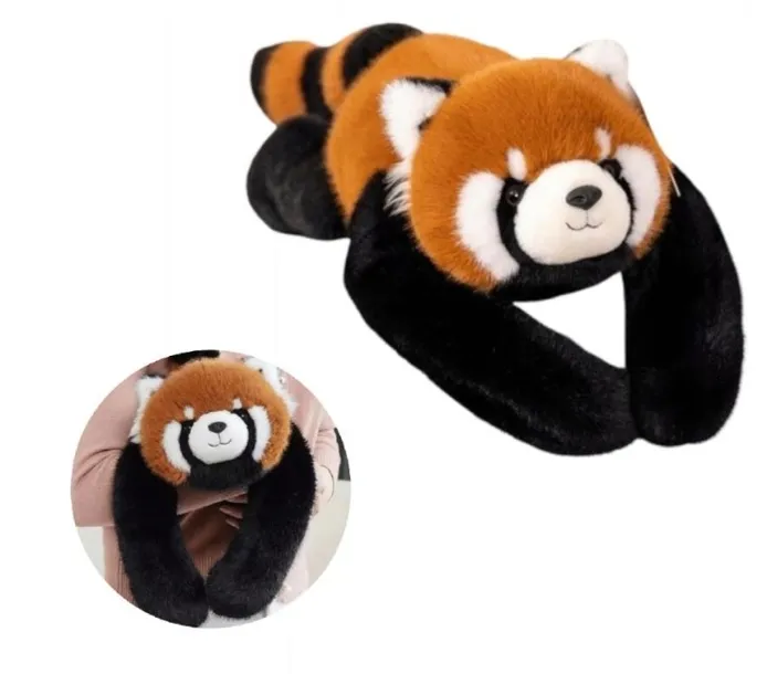 Miś obciążeniowy terapeutyczny Panda Ruda DUŻA 65cm 1 kg ADHD Autyzm stres
