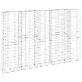 mur-gabionowy-300x30x200-cm-srebrny-stal-galwanizowana