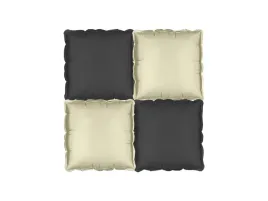 balony-foliowe-kwadraty-czarno-bezowe-35-x-35-cm-4-szt