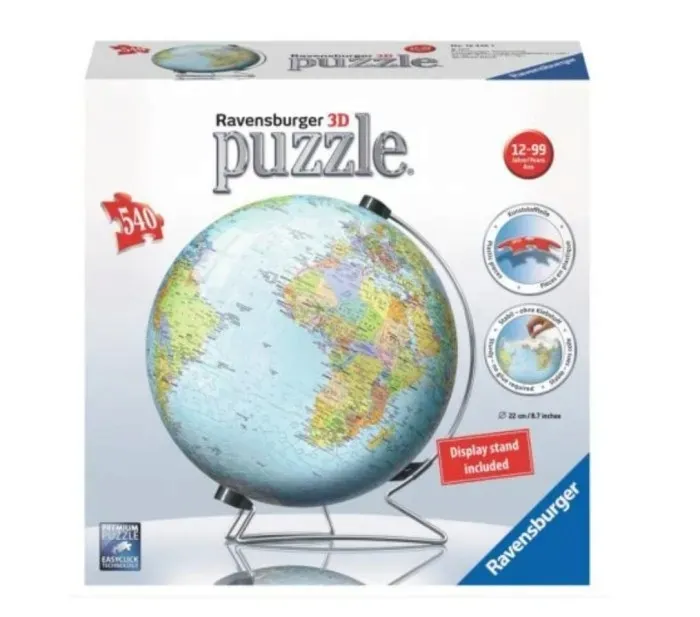 puzzle-3d-globus-540-elementow-stan-nowy