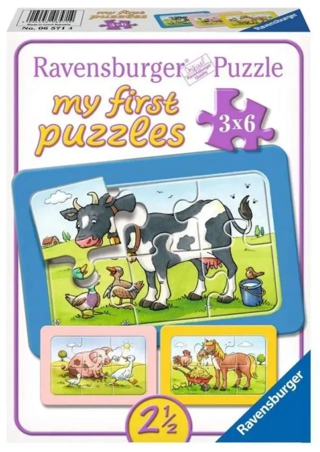 puzzle-3x6-zwierzaki-stan-nowy