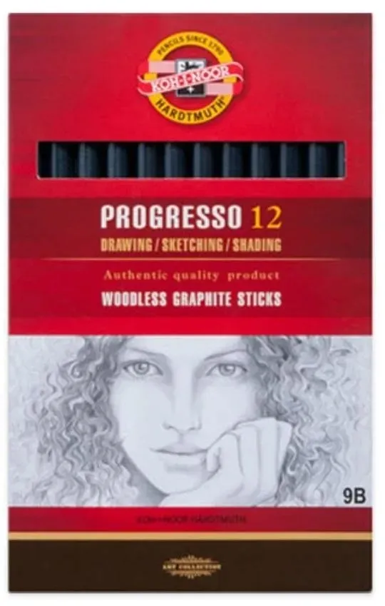 olowek-progresso-9b-12szt-stan-nowy