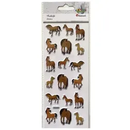 naklejki-wypukle-miekkie-konie-kreskowkowe-18szt