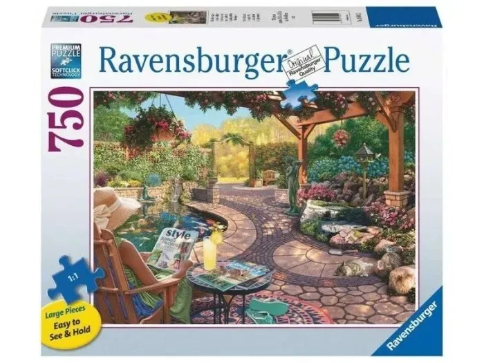 puzzle-750-piekne-podworko-stan-nowy
