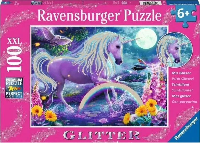 puzzle-100-brokatowy-jednorozec-stan-nowy