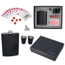 piersiowka-stalowa-240ml-kieliszki-lejek-kosci-i-karty-do-gry-w-pokera