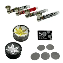 lufka-fajka-szklana-9cm-do-palenia-tytoniu-dandk-fifka-sitka-mlynek-grinder