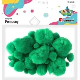 pompony-akrylowe-zielone-45szt