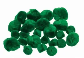pompony-puszyste-zielone-24szt