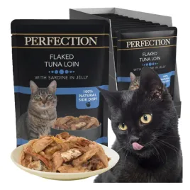 karma-mokra-dla-kota-w-saszetkach-z-tunczykiem-perfection-box-18-x-70g