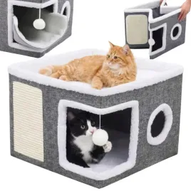 drapak-dla-kota-skladany-nuxie-legowisko-domek-42cm-budka-kryjowka