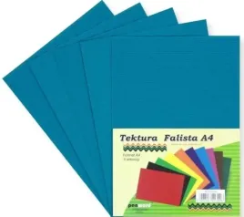 tektura-a4-falista-niebieska-5szt