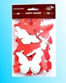 motyle-czerwono-biale-52szt