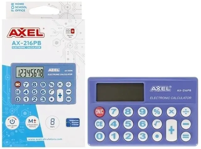 kalkulator-axel-ax-216pb-stan-nowy