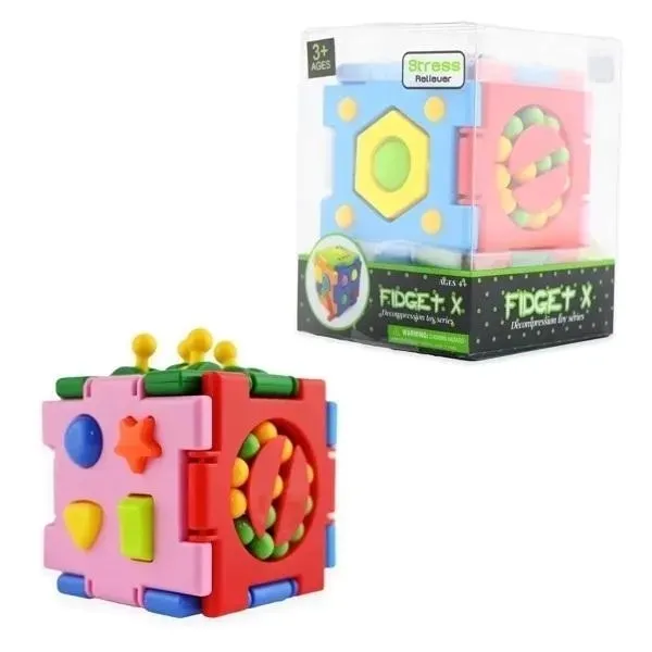 sensoryczna-kostka-7cm-mix-stan-nowy