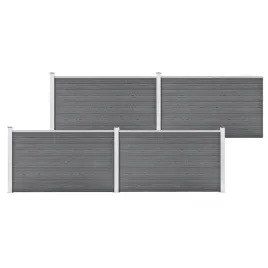 ogrodzenie-ogrodowe-wpc-699x106-cm-szare