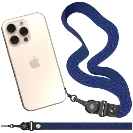 smycz-do-telefonu-pasek-zawieszka-na-szyje-uniwersalna-granatowa-smyczka
