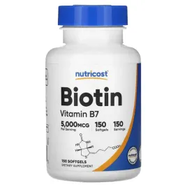 nutricost-biotin-5000-mcg-150-softgels