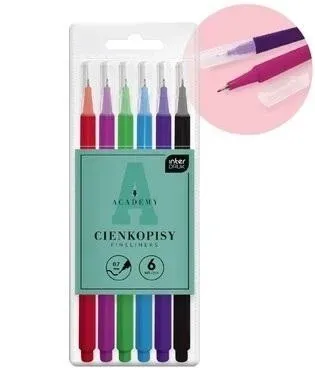 cienkopisy-academy-6-kolorow-stan-nowy