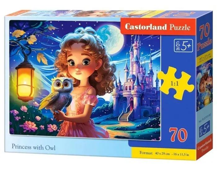 puzzle-70-princess-with-owl-castor-stan-nowy