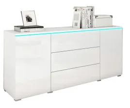 szafka-komoda-z-szufladami-dwudrzwiowa-z-polkami-regulowanymi-vera150cm-led