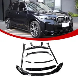 bmw-x5-g05-komplet-dokladek-pakiet-bodykit-spoilery-2019-2023-czarny-polysk
