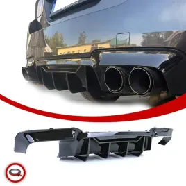 bmw-f10-f11-tylny-dyfuzor-zderzaka-spoiler-4-koncowki-czarny-polysk