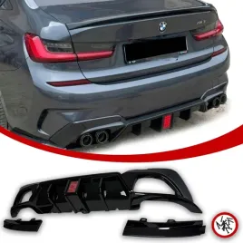 bmw-g20-g21-tylny-dyfuzor-zderzaka-lampka-boczne-spoilery-czarny-polysk