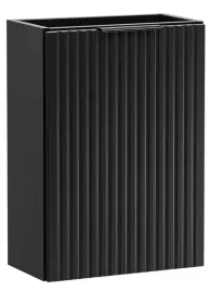 szafka-lazienkowa-40-cm-adel-czarna-mat-wiszaca-ryflowany-front-1-drzwi