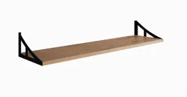 polka-scienna-90-cm-dab-lancelot-julia-nowoczesna-z-uchwytami-loft-metal