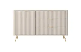 komoda-lante-138-cm-bezowa-1-drzwi-3-szuflady-ryflowana